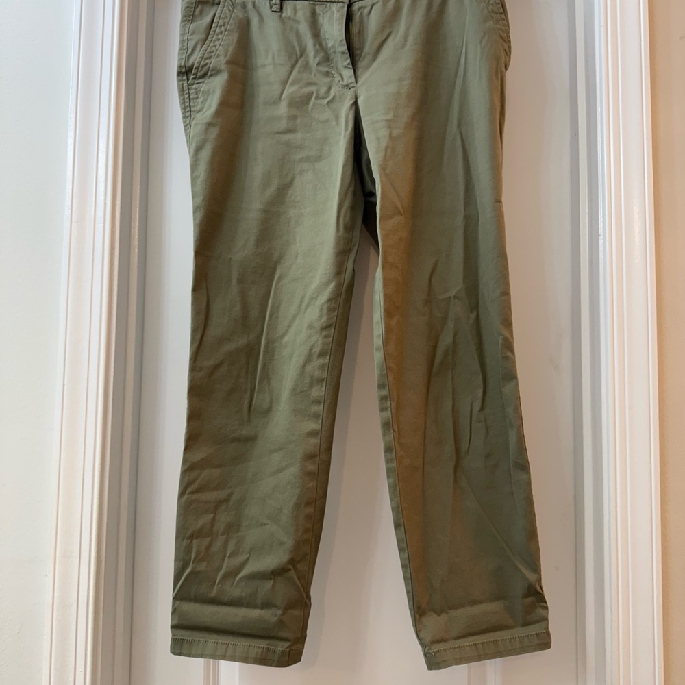 Talbots Olive Chinos Classic Straight-Leg